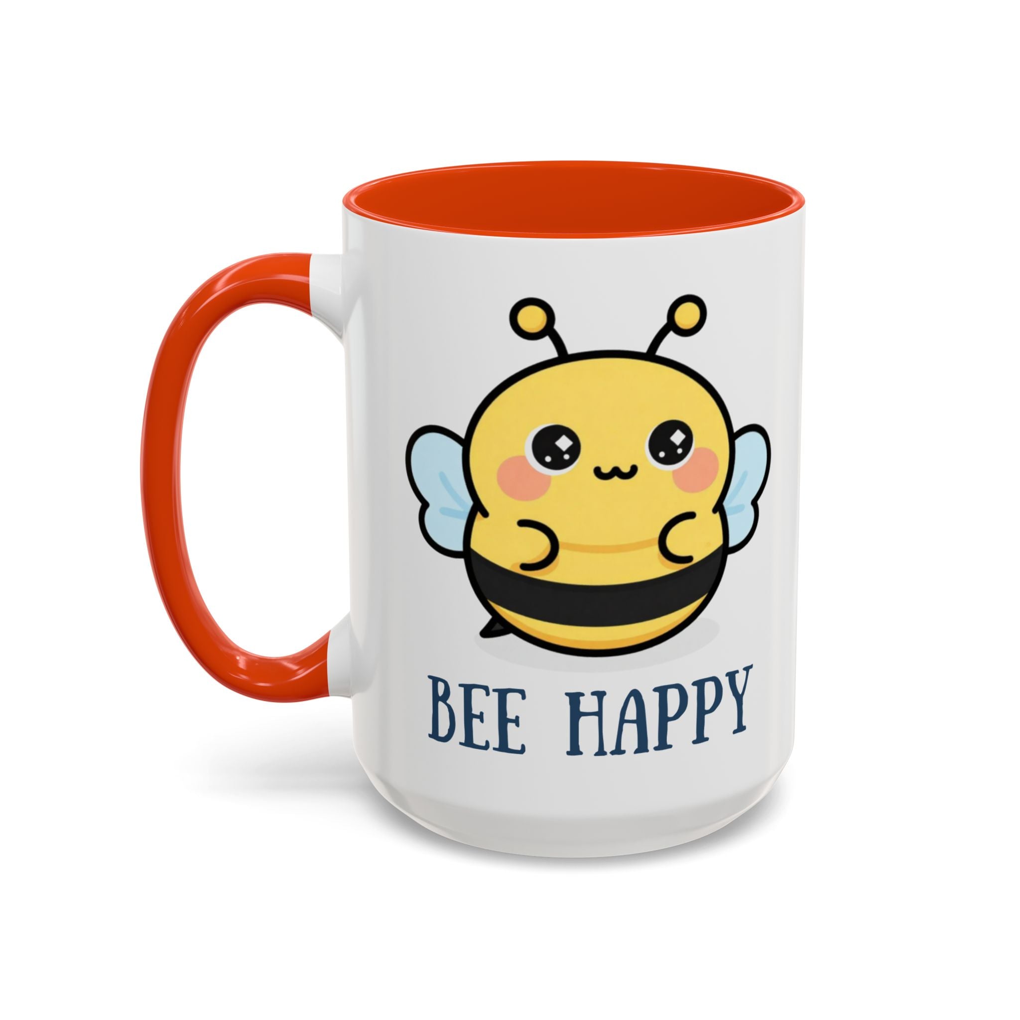 Bee Happy Mug – Cute Kawaii Bee Coffee Cup (11oz/15oz)