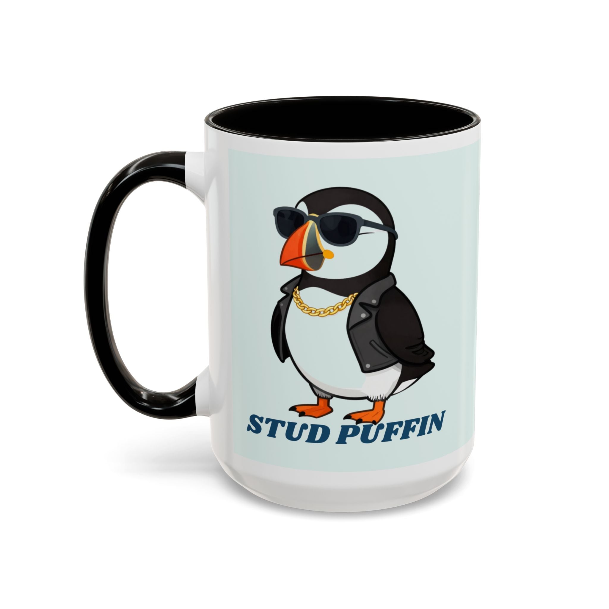 Stud Puffin Mug — Funny Puffin Coffee Cup (11oz & 15oz)