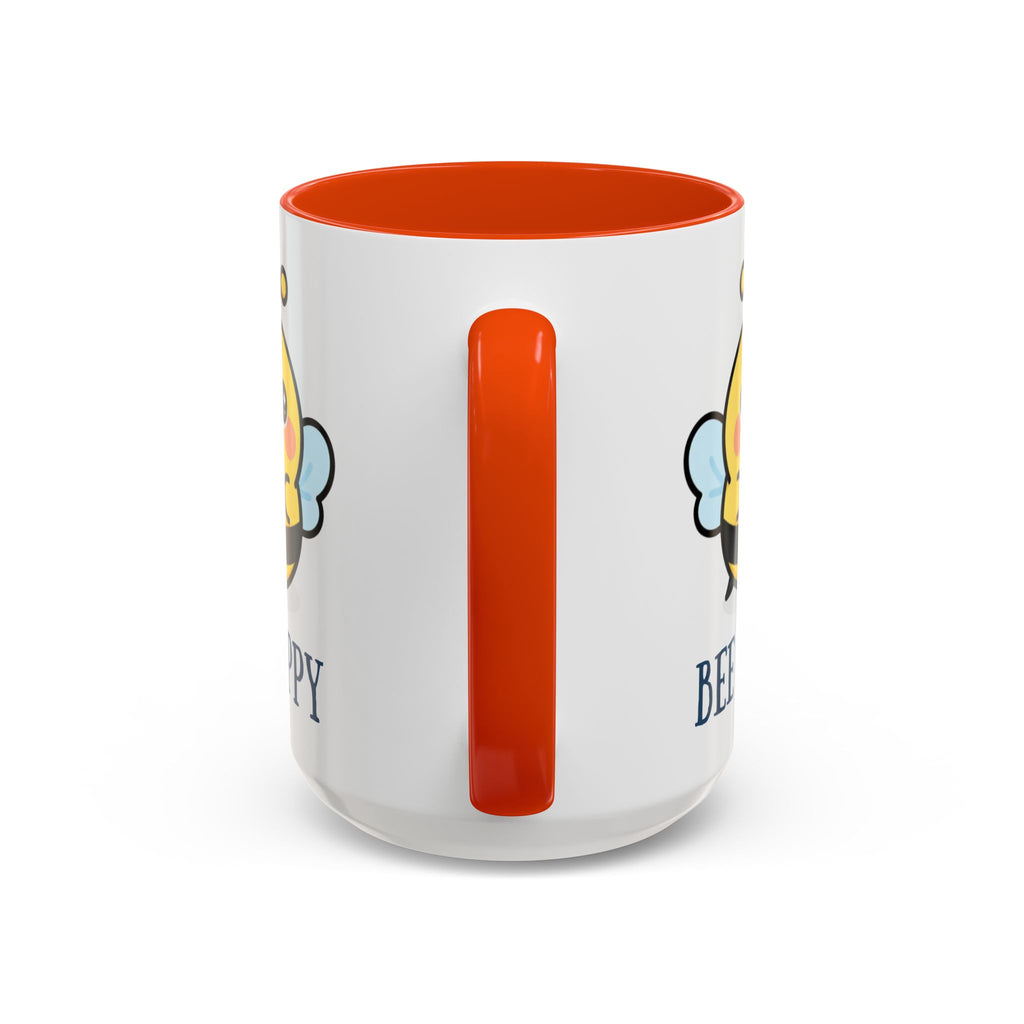 Bee Happy Mug – Cute Kawaii Bee Coffee Cup (11oz/15oz)