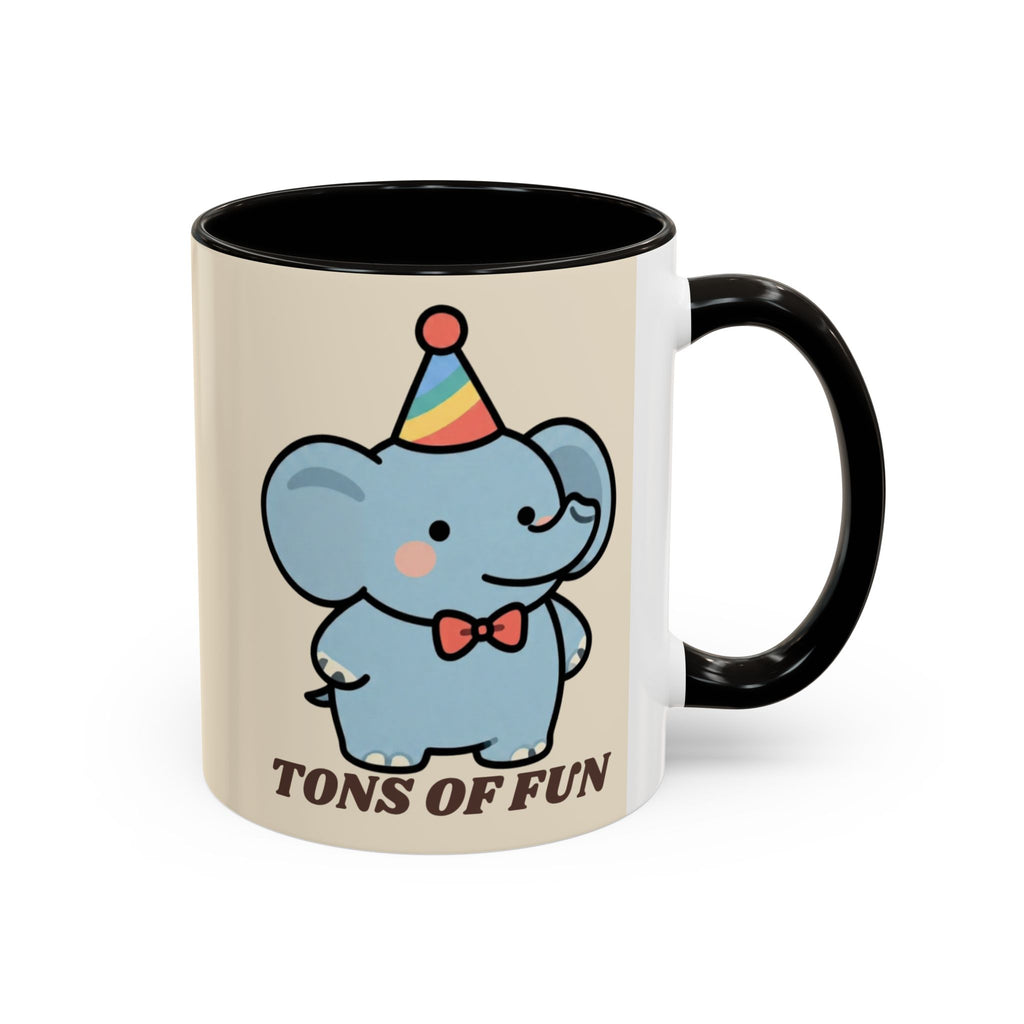 Tons of Fun Elephant Mug — Cute Party Animal Coffee Cup (11oz & 15oz)