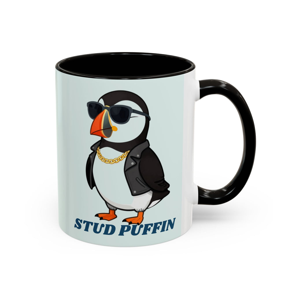 Stud Puffin Mug — Funny Puffin Coffee Cup (11oz & 15oz)