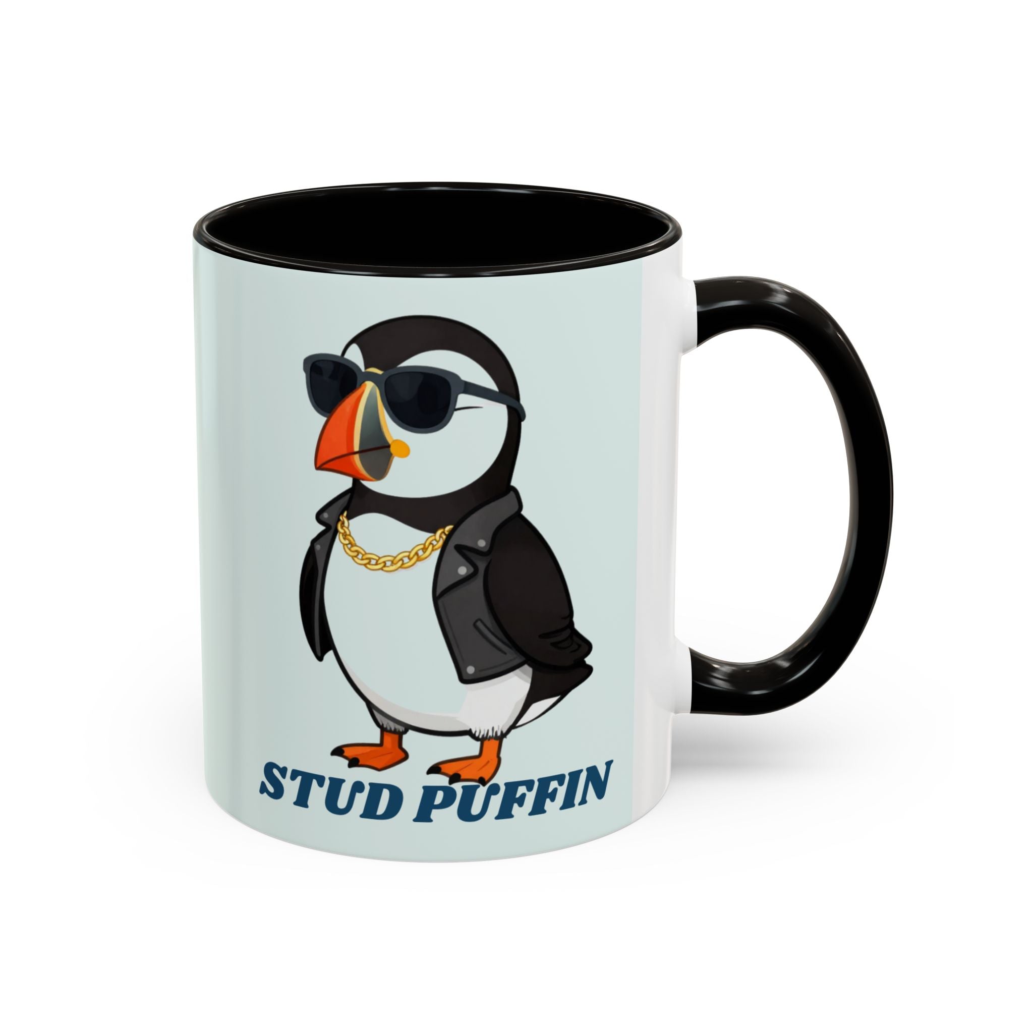 Stud Puffin Mug — Funny Puffin Coffee Cup (11oz & 15oz)