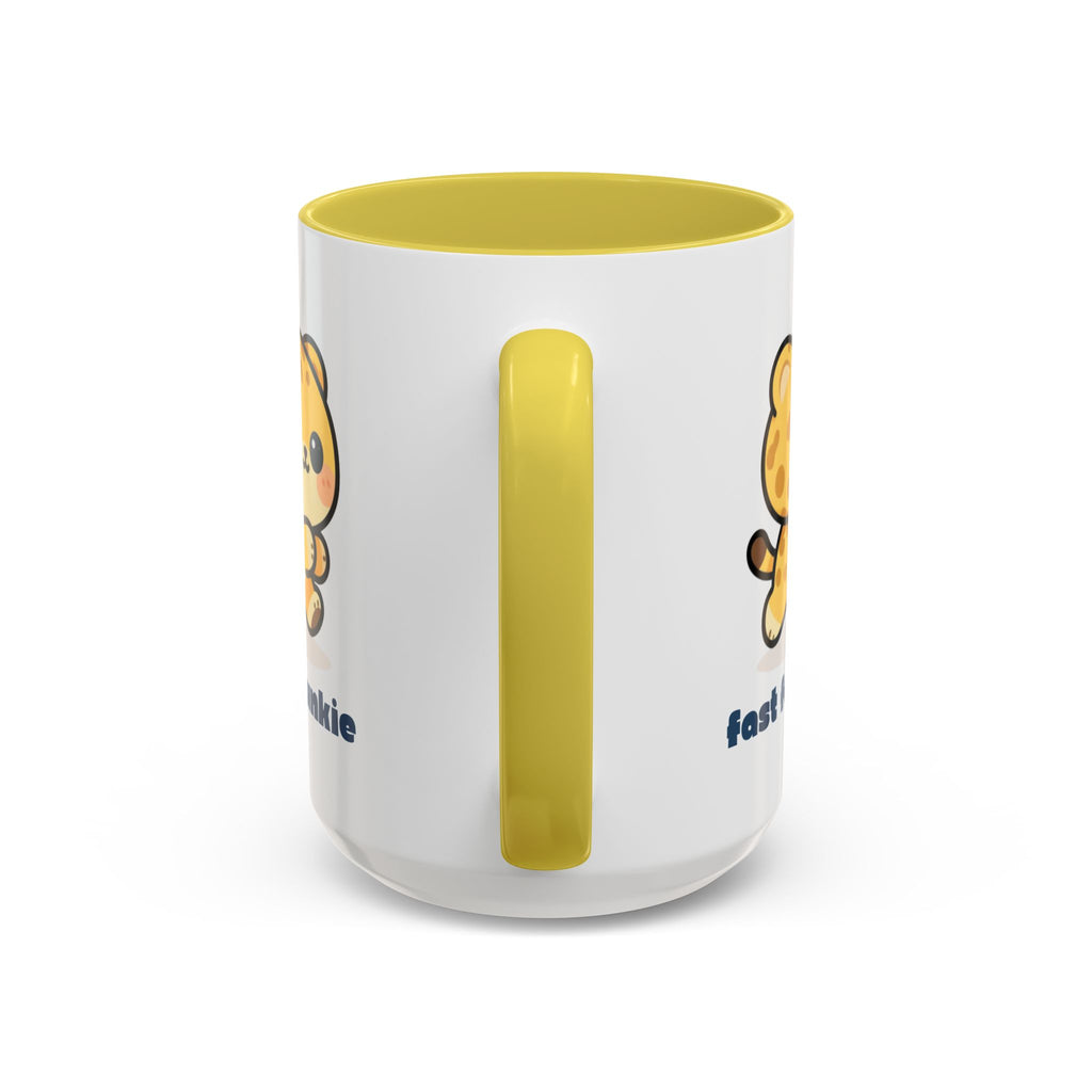 'Fast Food Junkie' Cat Mug — Colorful 11oz & 15oz Ceramic Coffee Cup