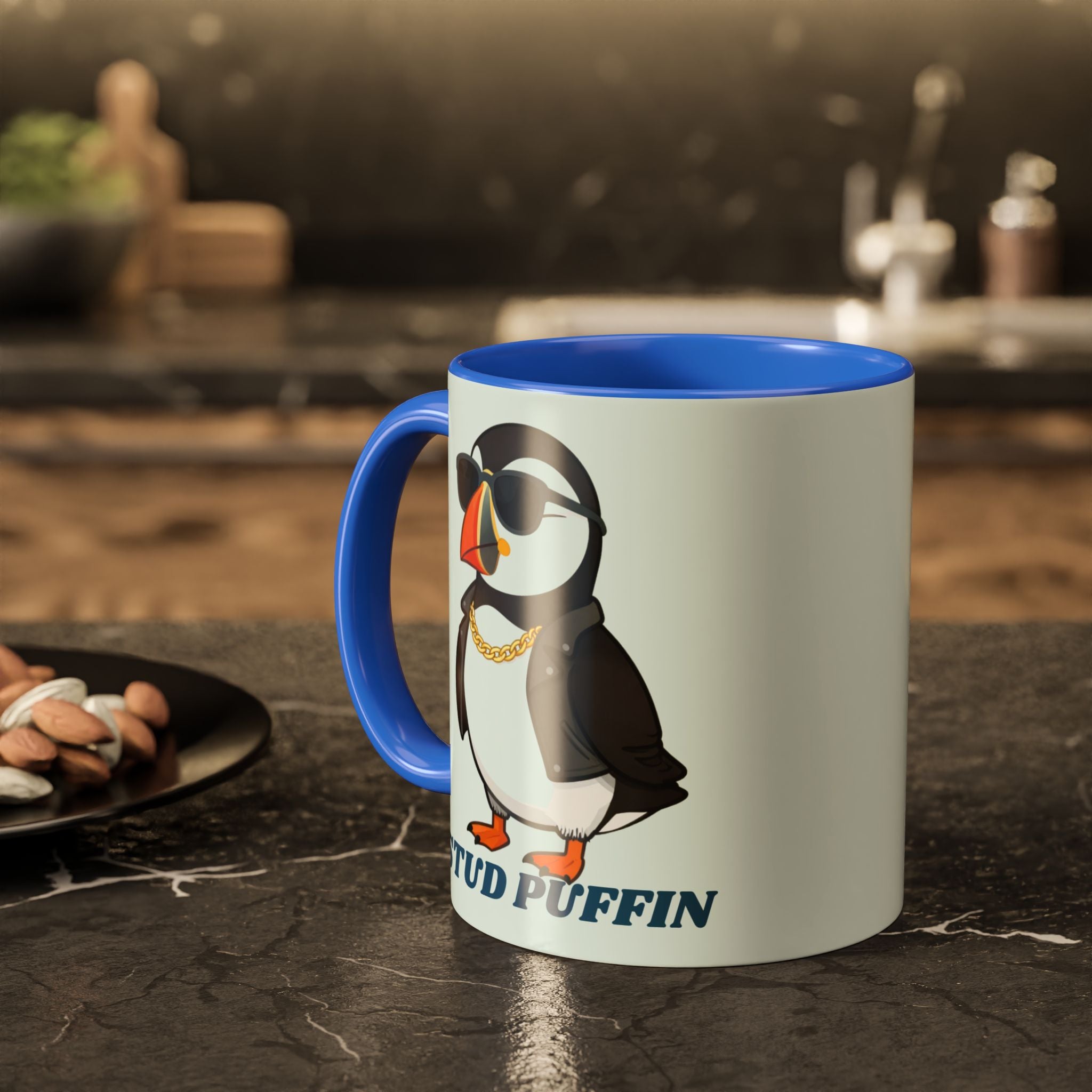 Stud Puffin Mug — Funny Puffin Coffee Cup (11oz & 15oz)
