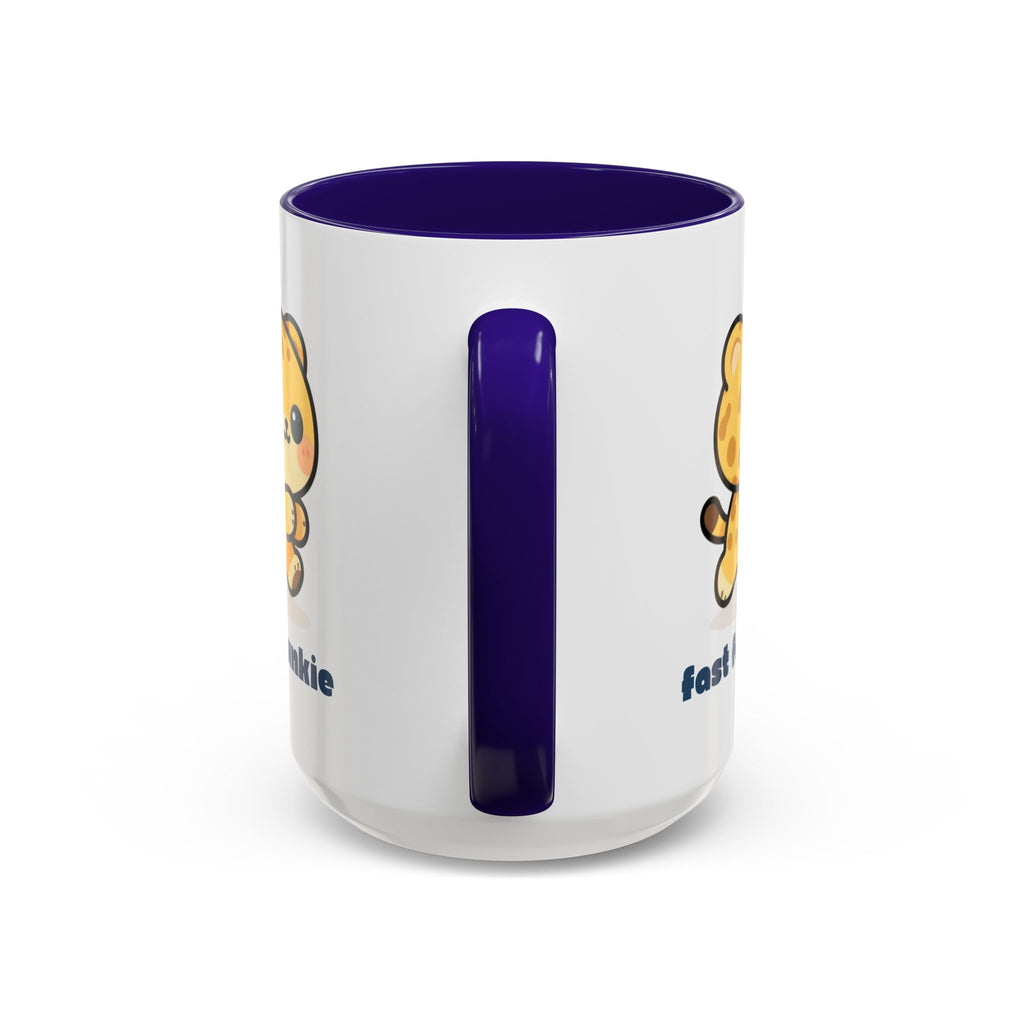 'Fast Food Junkie' Cat Mug — Colorful 11oz & 15oz Ceramic Coffee Cup