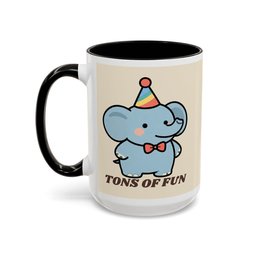 Tons of Fun Elephant Mug — Cute Party Animal Coffee Cup (11oz & 15oz)