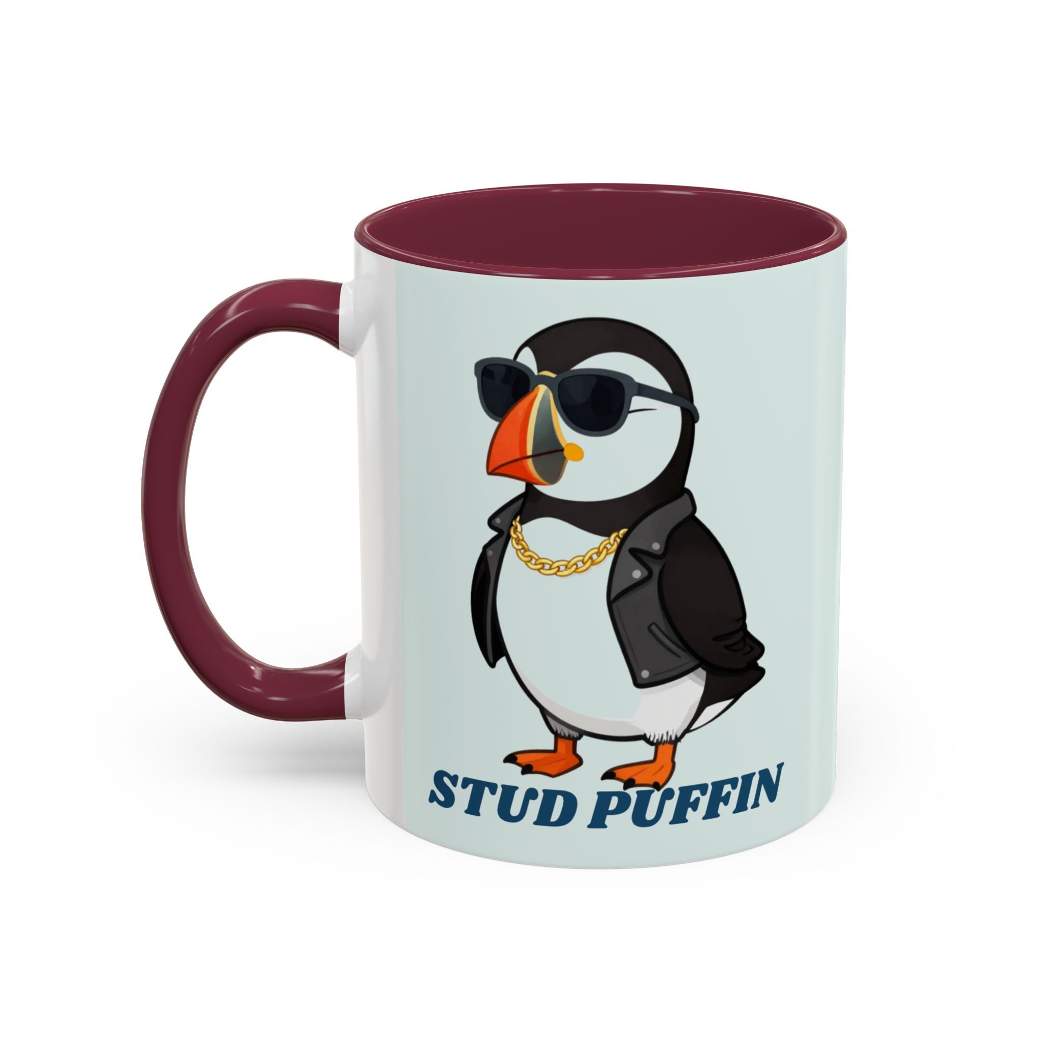 Stud Puffin Mug — Funny Puffin Coffee Cup (11oz & 15oz)