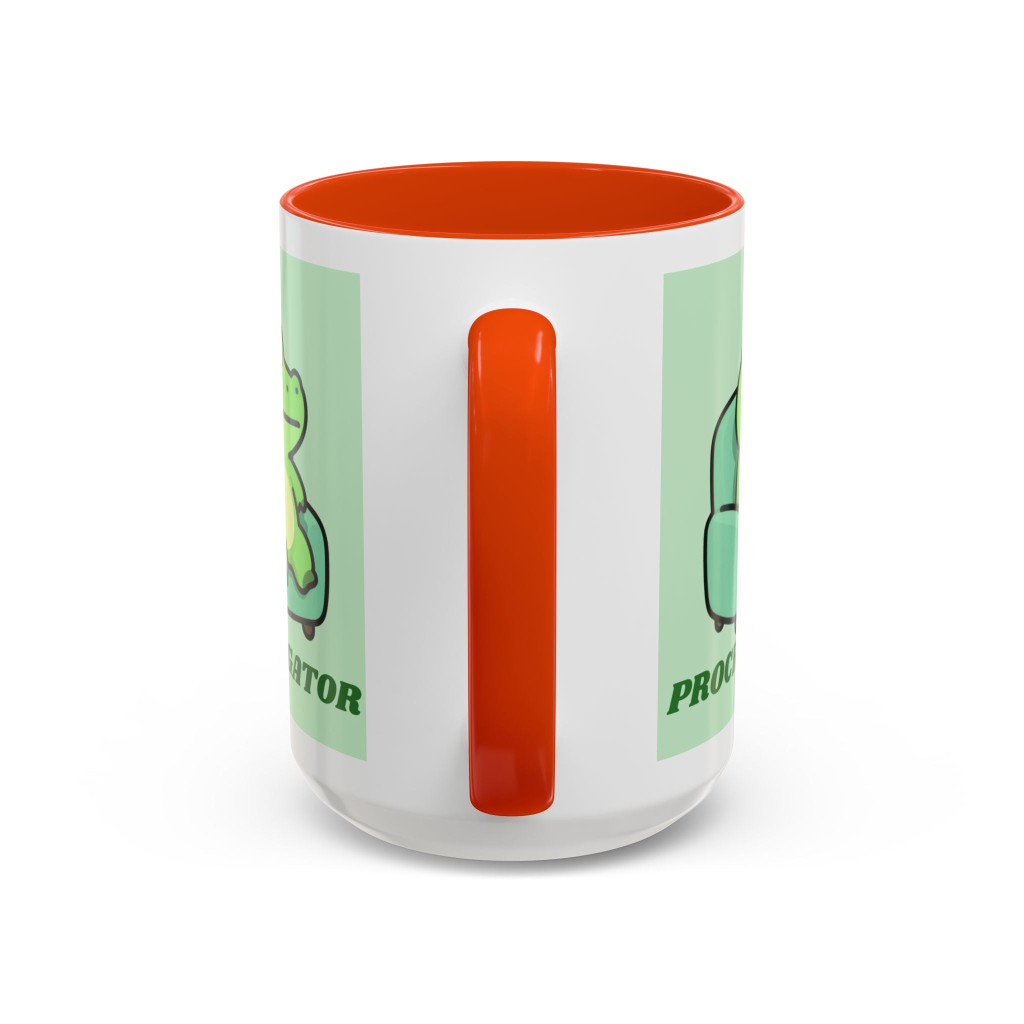 Procrastigator Frog Mug — Cute Cartoon Alligator Coffee Cup (11oz & 15oz)