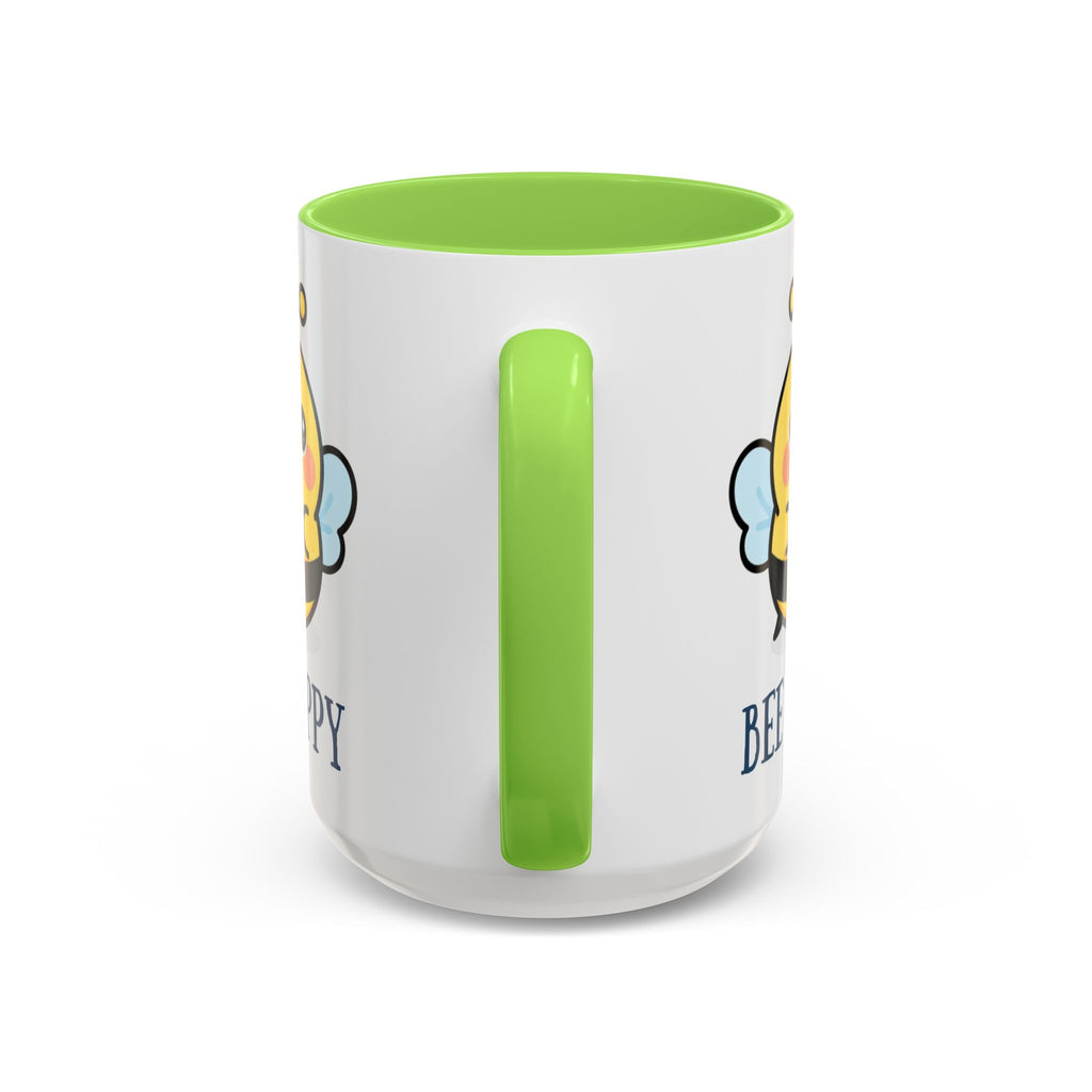 Bee Happy Mug – Cute Kawaii Bee Coffee Cup (11oz/15oz)