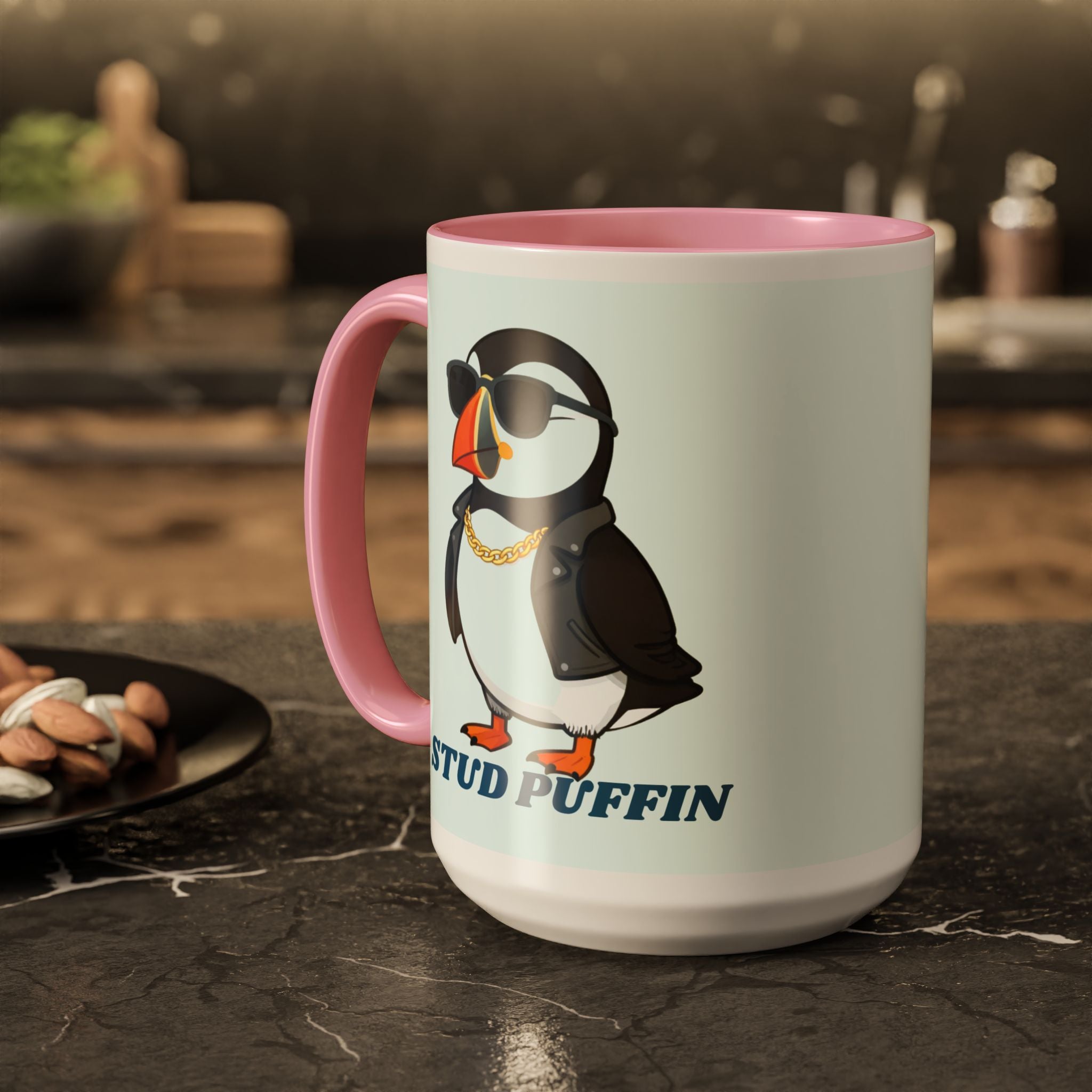 Stud Puffin Mug — Funny Puffin Coffee Cup (11oz & 15oz)
