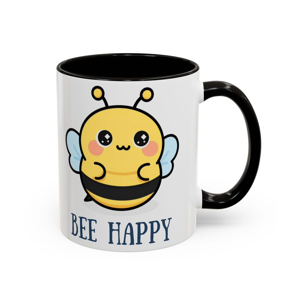 Bee Happy Mug – Cute Kawaii Bee Coffee Cup (11oz/15oz)