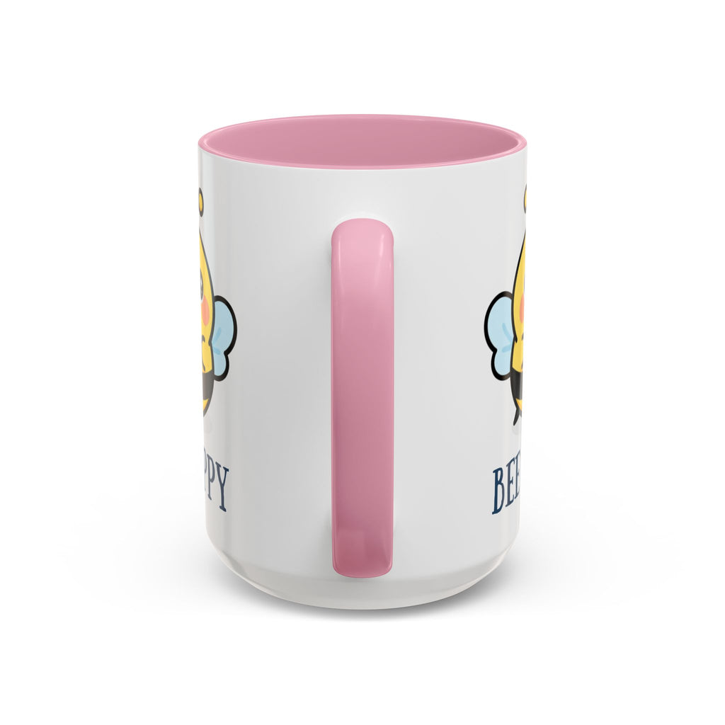 Bee Happy Mug – Cute Kawaii Bee Coffee Cup (11oz/15oz)