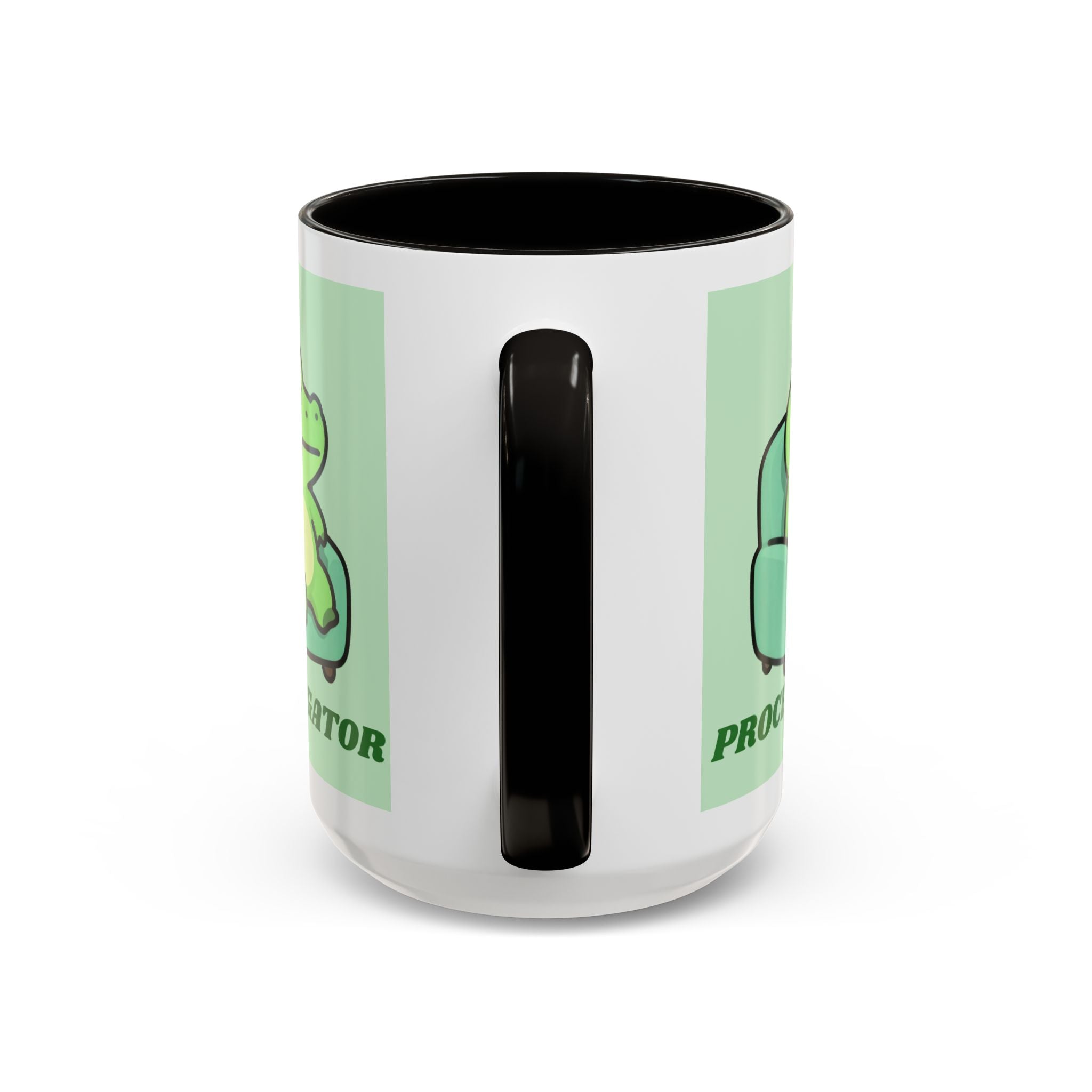 Procrastigator Frog Mug — Cute Cartoon Alligator Coffee Cup (11oz & 15oz)