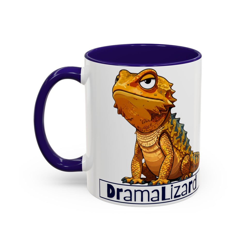 Drama Lizard Coffee Mug — Funny Bearded Dragon Tea Cup (11oz & 15oz)