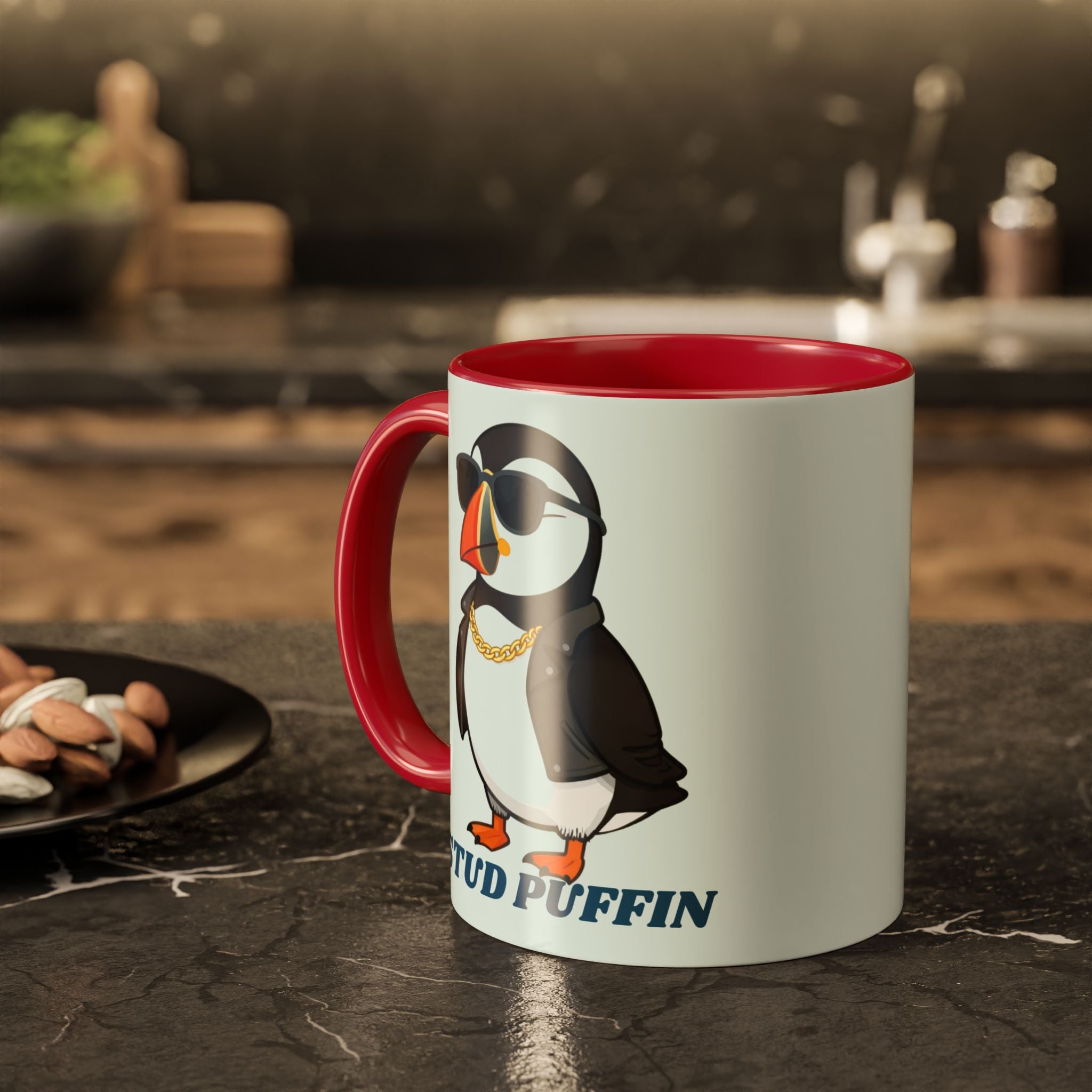Stud Puffin Mug — Funny Puffin Coffee Cup (11oz & 15oz)