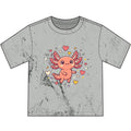 Axolotl Love Youth T-Shirt — Cute Pink Winged Axolotl with Hearts