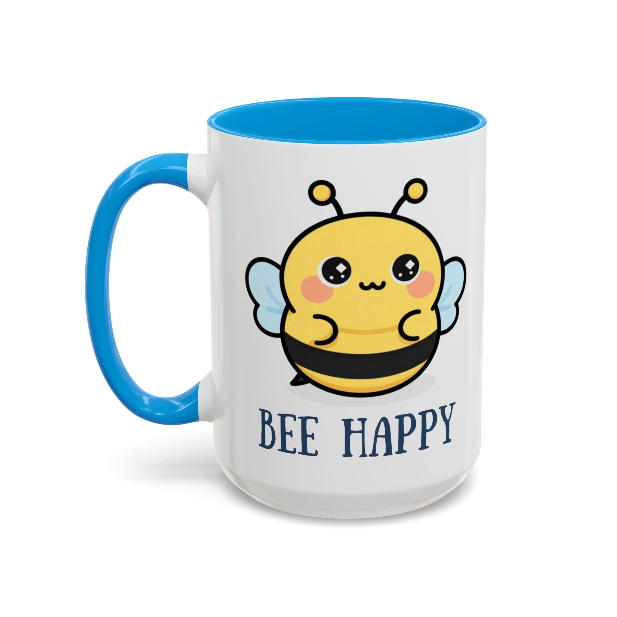 Bee Happy Mug – Cute Kawaii Bee Coffee Cup (11oz/15oz)