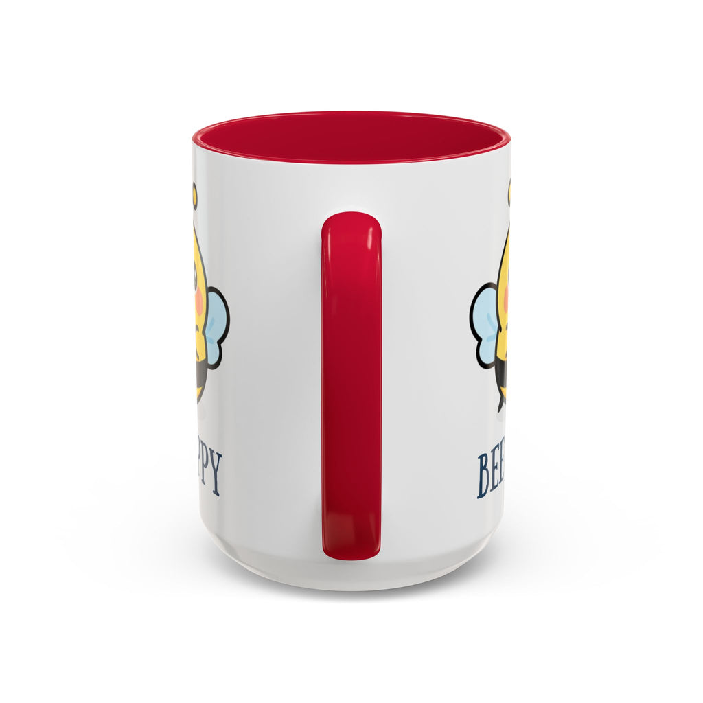 Bee Happy Mug – Cute Kawaii Bee Coffee Cup (11oz/15oz)