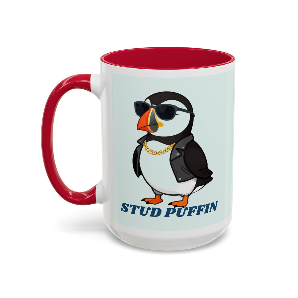 Stud Puffin Mug — Funny Puffin Coffee Cup (11oz & 15oz)
