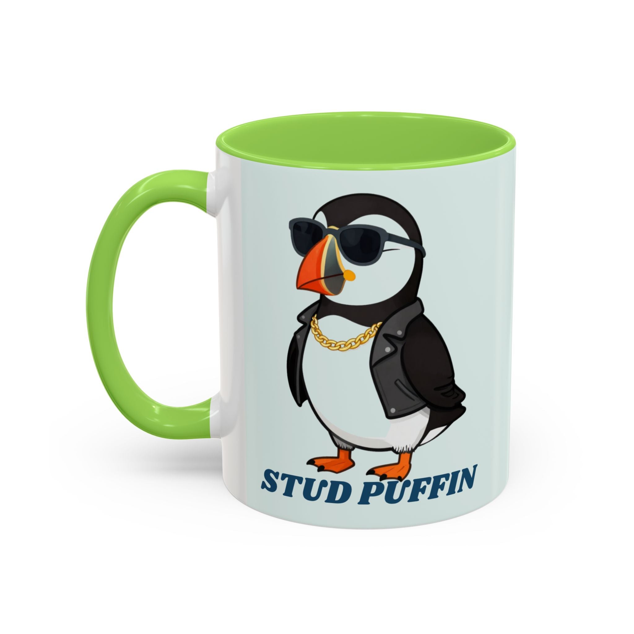 Stud Puffin Mug — Funny Puffin Coffee Cup (11oz & 15oz)