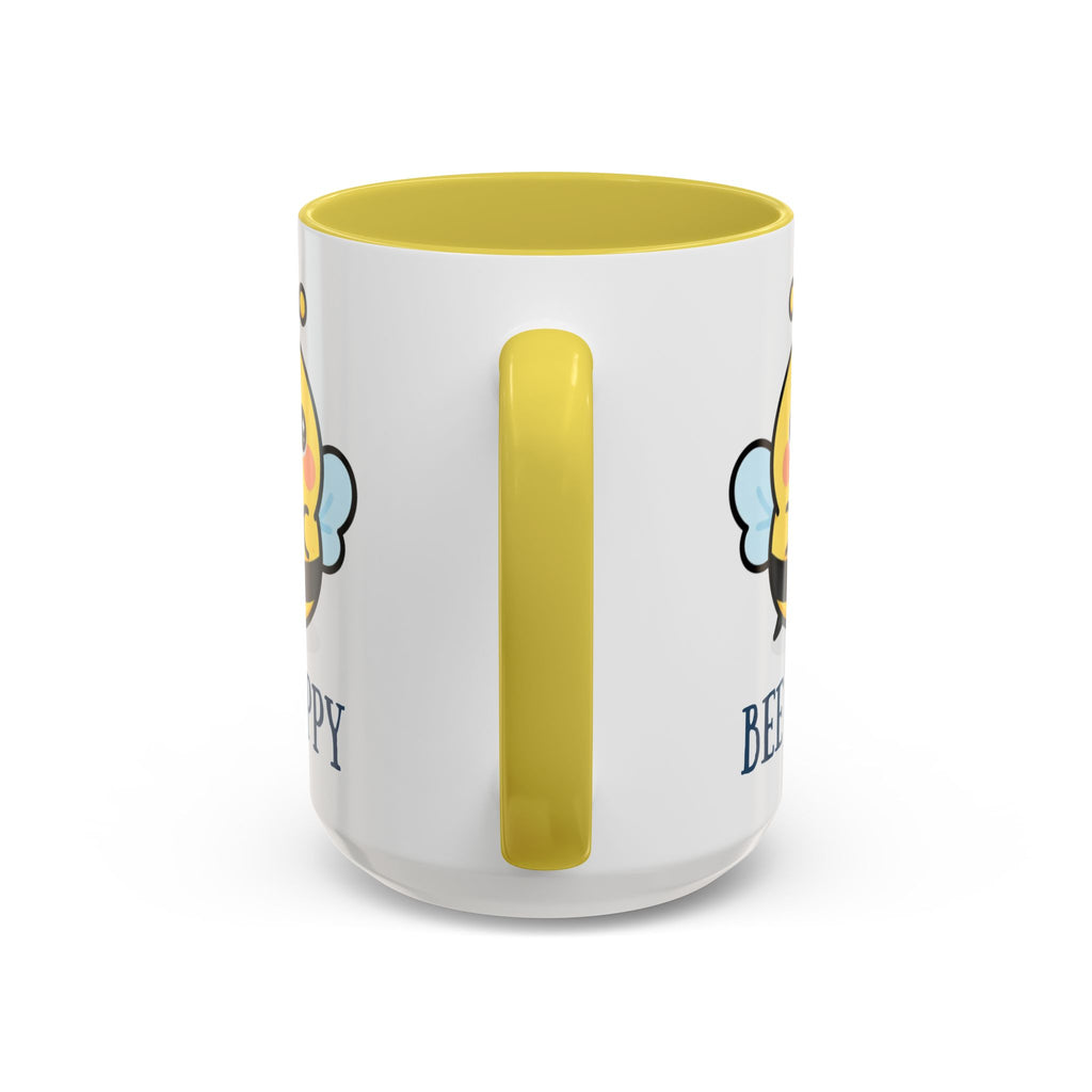 Bee Happy Mug – Cute Kawaii Bee Coffee Cup (11oz/15oz)