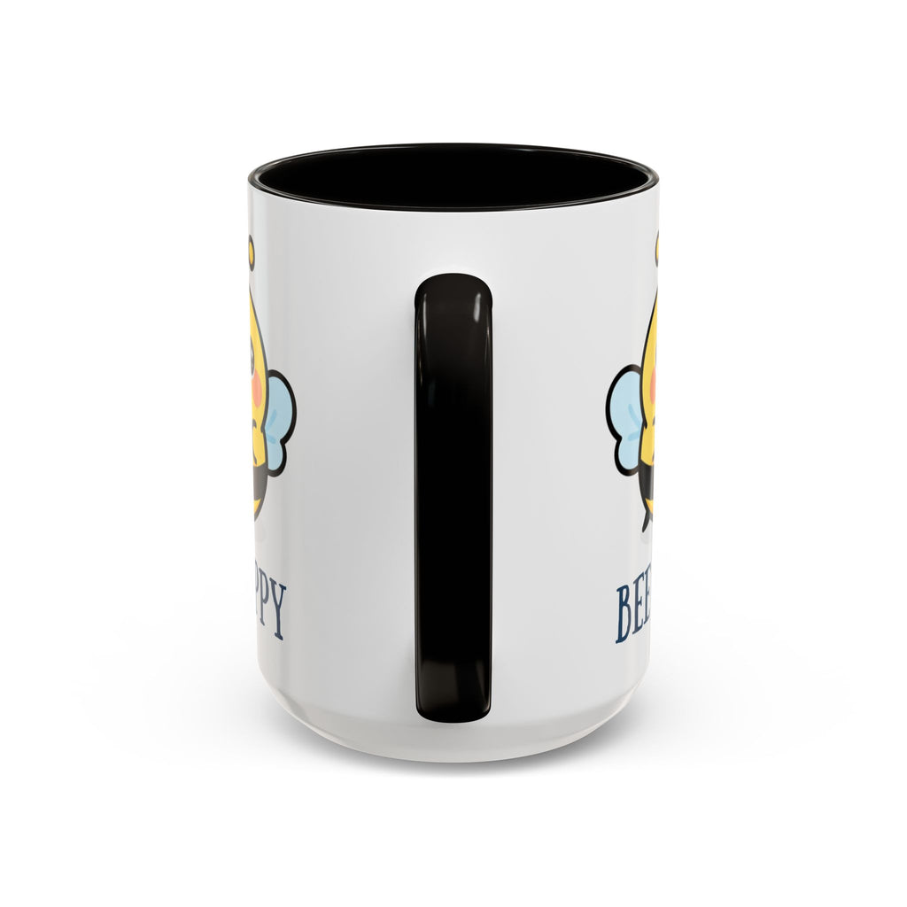 Bee Happy Mug – Cute Kawaii Bee Coffee Cup (11oz/15oz)
