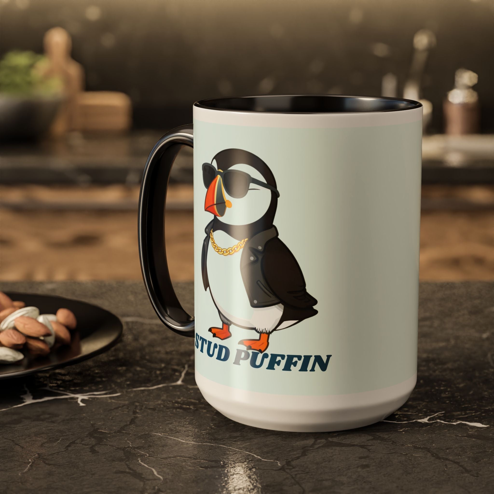 Stud Puffin Mug — Funny Puffin Coffee Cup (11oz & 15oz)