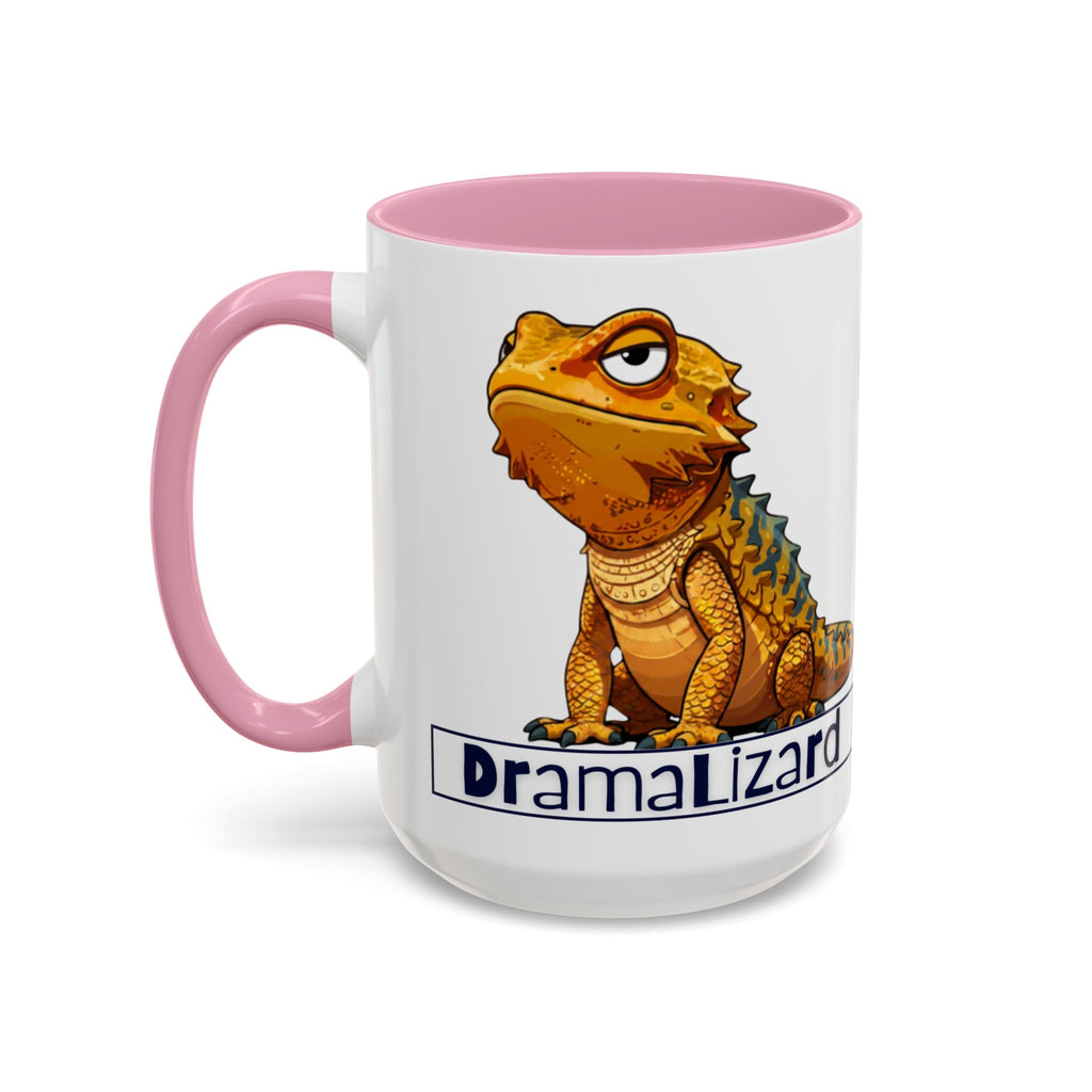 Drama Lizard Coffee Mug — Funny Bearded Dragon Tea Cup (11oz & 15oz)