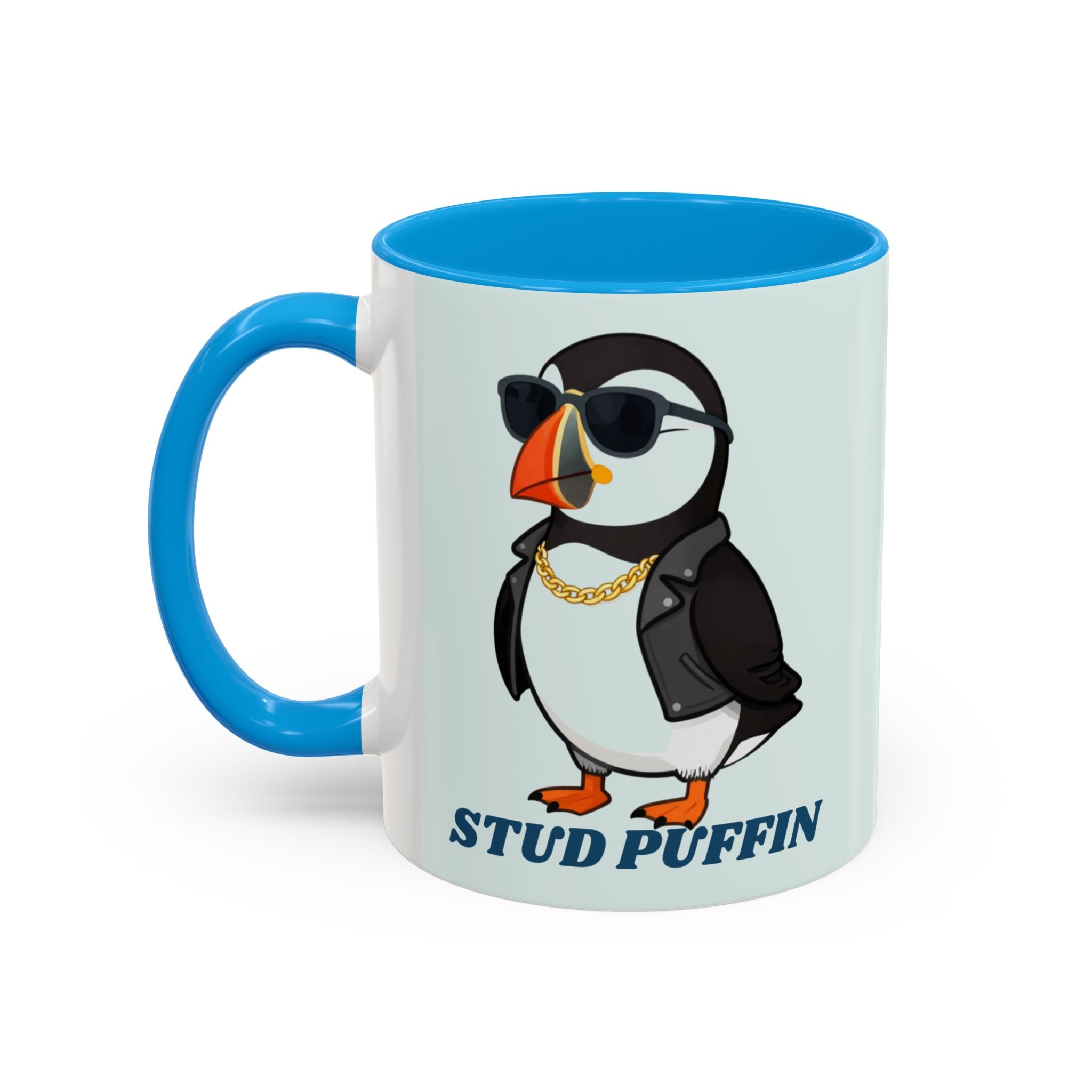 Stud Puffin Mug — Funny Puffin Coffee Cup (11oz & 15oz)