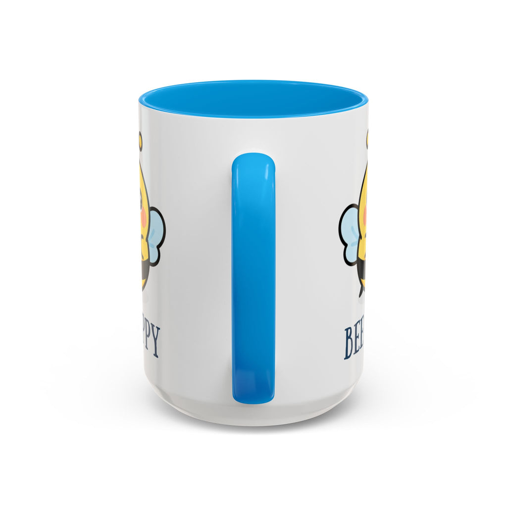 Bee Happy Mug – Cute Kawaii Bee Coffee Cup (11oz/15oz)