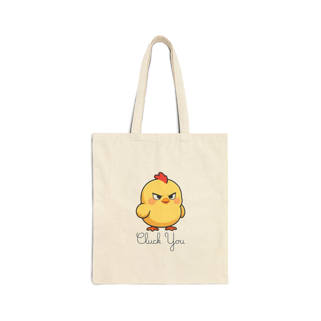 Chick You Cute - Angry Chick Illustration Tote Bag