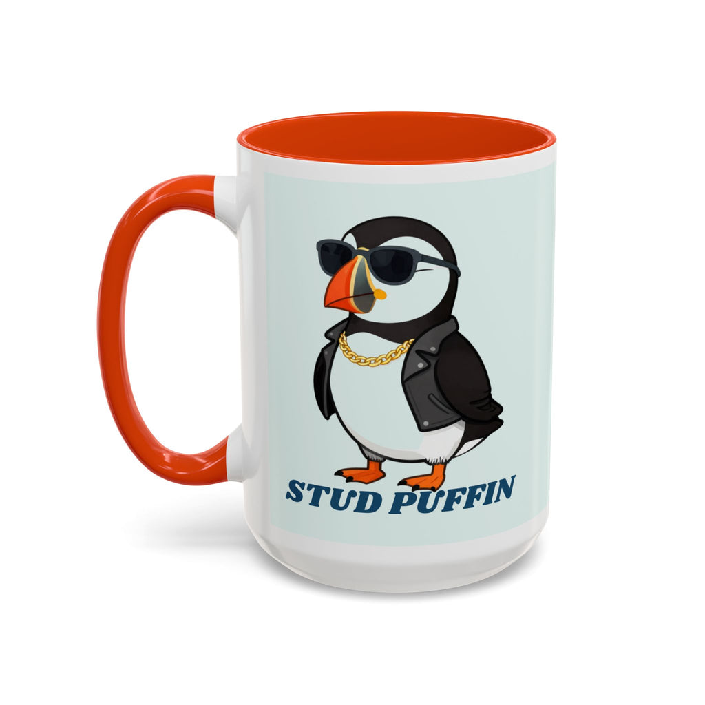 Stud Puffin Mug — Funny Puffin Coffee Cup (11oz & 15oz)