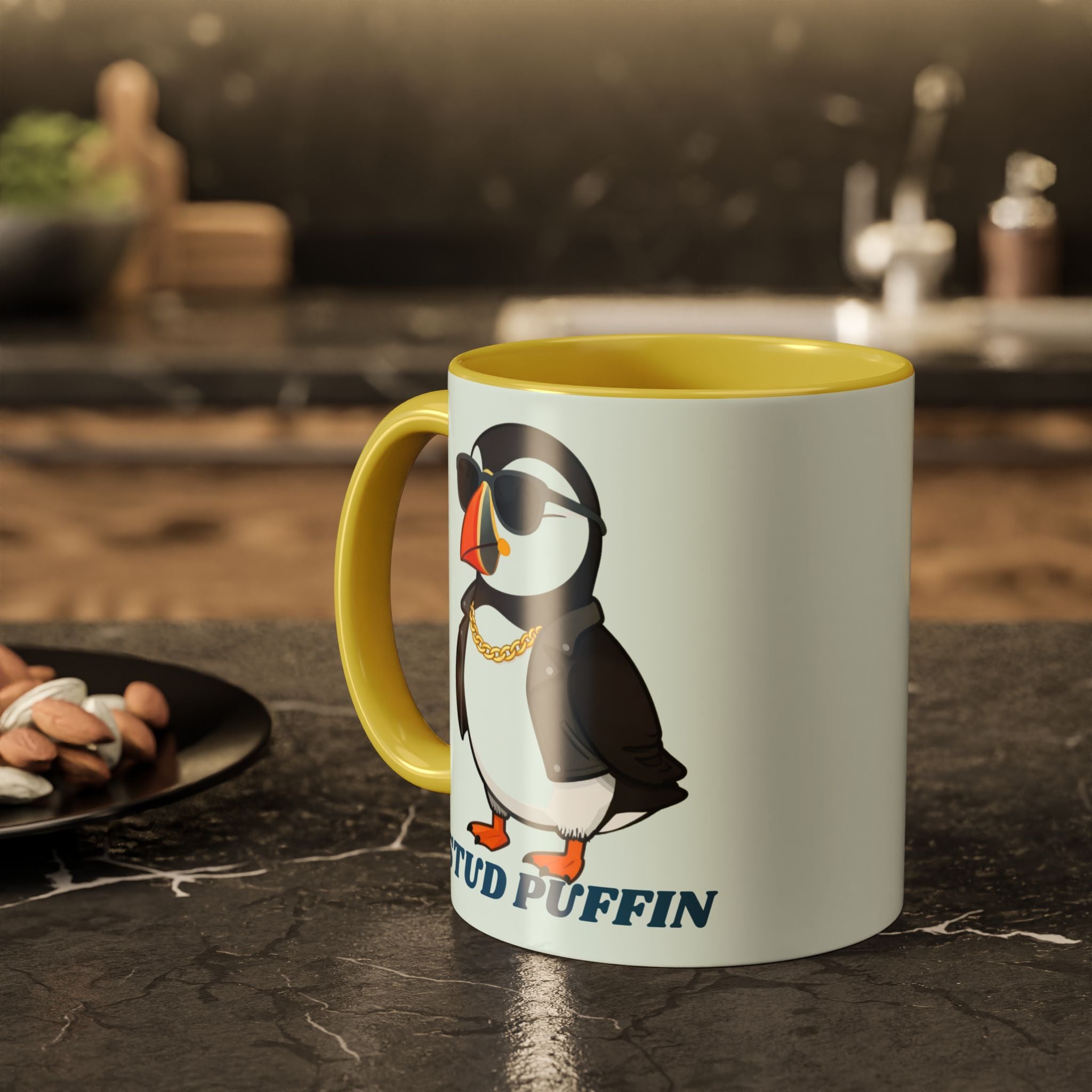 Stud Puffin Mug — Funny Puffin Coffee Cup (11oz & 15oz)