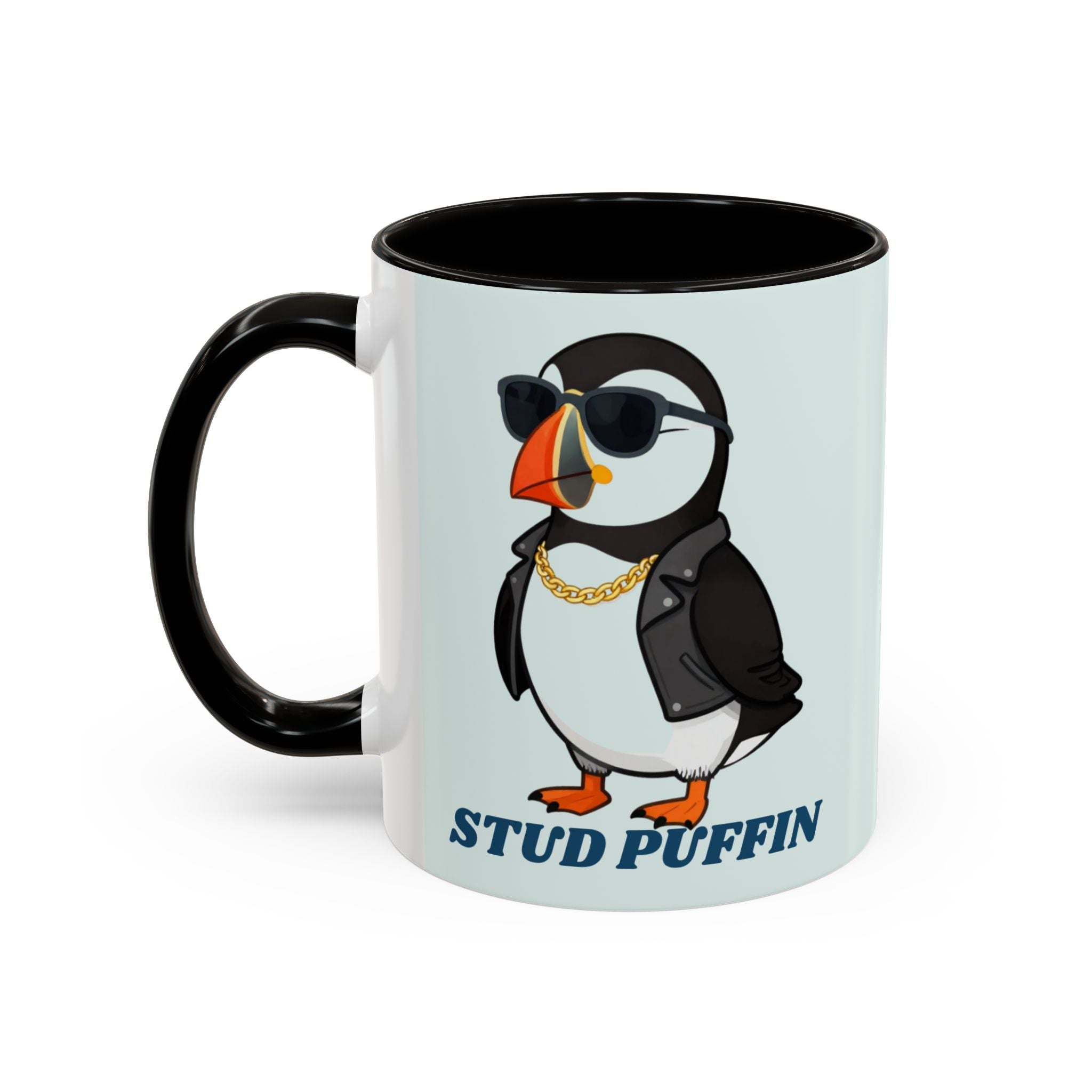 Stud Puffin Mug — Funny Puffin Coffee Cup (11oz & 15oz)