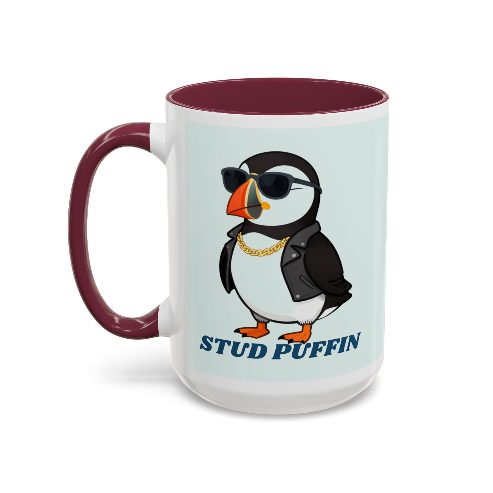 Stud Puffin Mug — Funny Puffin Coffee Cup (11oz & 15oz)