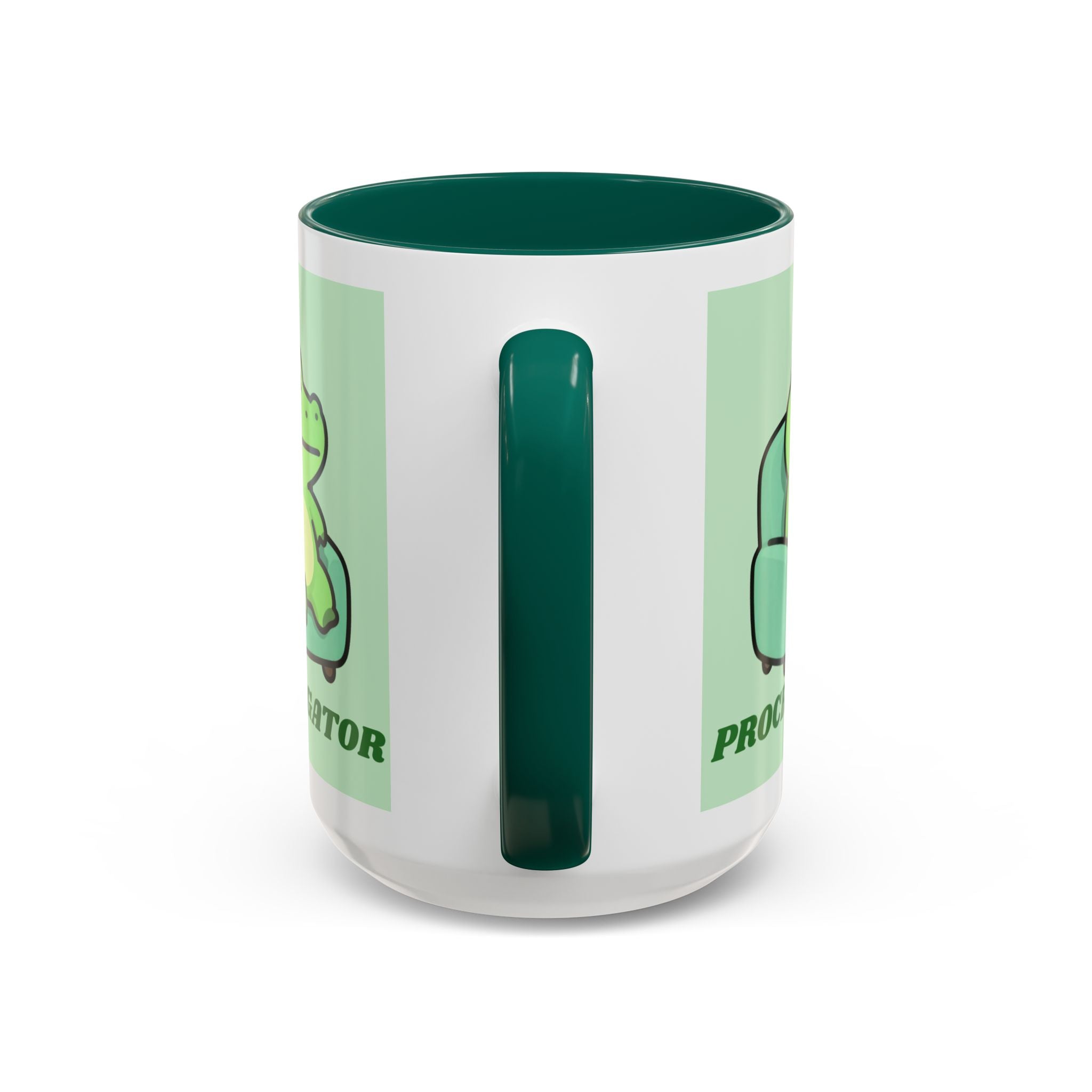 Procrastigator Frog Mug — Cute Cartoon Alligator Coffee Cup (11oz & 15oz)