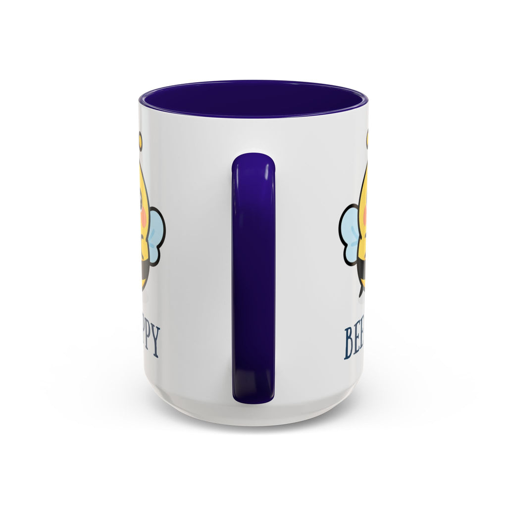 Bee Happy Mug – Cute Kawaii Bee Coffee Cup (11oz/15oz)