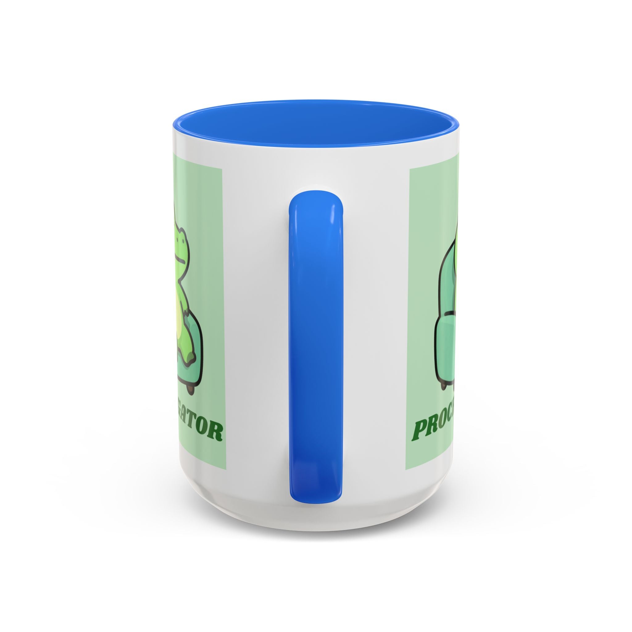 Procrastigator Frog Mug — Cute Cartoon Alligator Coffee Cup (11oz & 15oz)