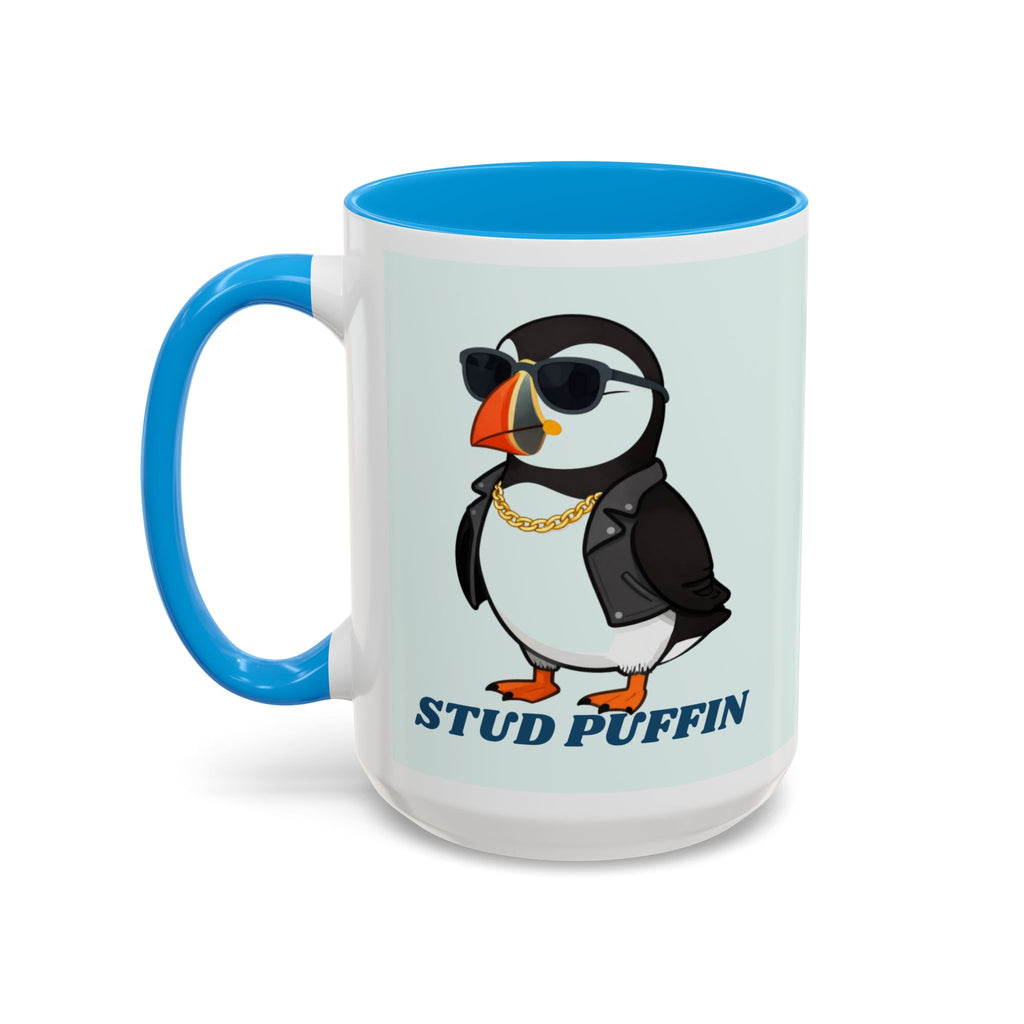 Stud Puffin Mug — Funny Puffin Coffee Cup (11oz & 15oz)