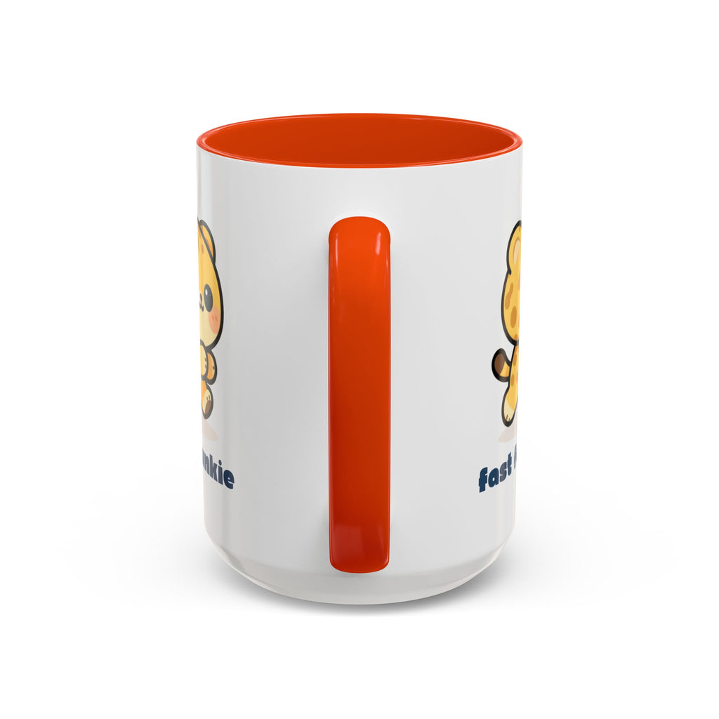'Fast Food Junkie' Cat Mug — Colorful 11oz & 15oz Ceramic Coffee Cup