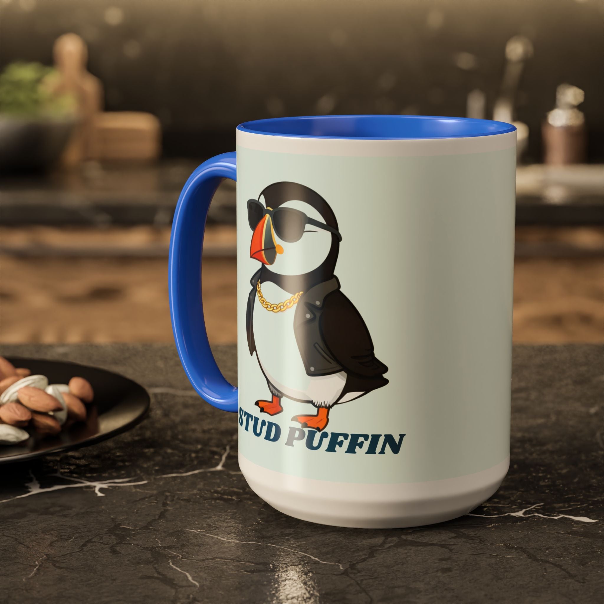 Stud Puffin Mug — Funny Puffin Coffee Cup (11oz & 15oz)