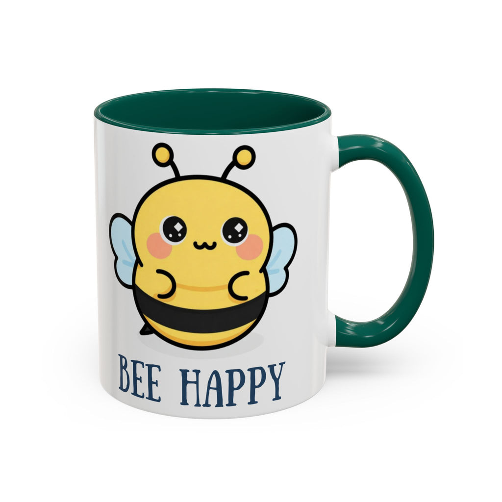 Bee Happy Mug – Cute Kawaii Bee Coffee Cup (11oz/15oz)