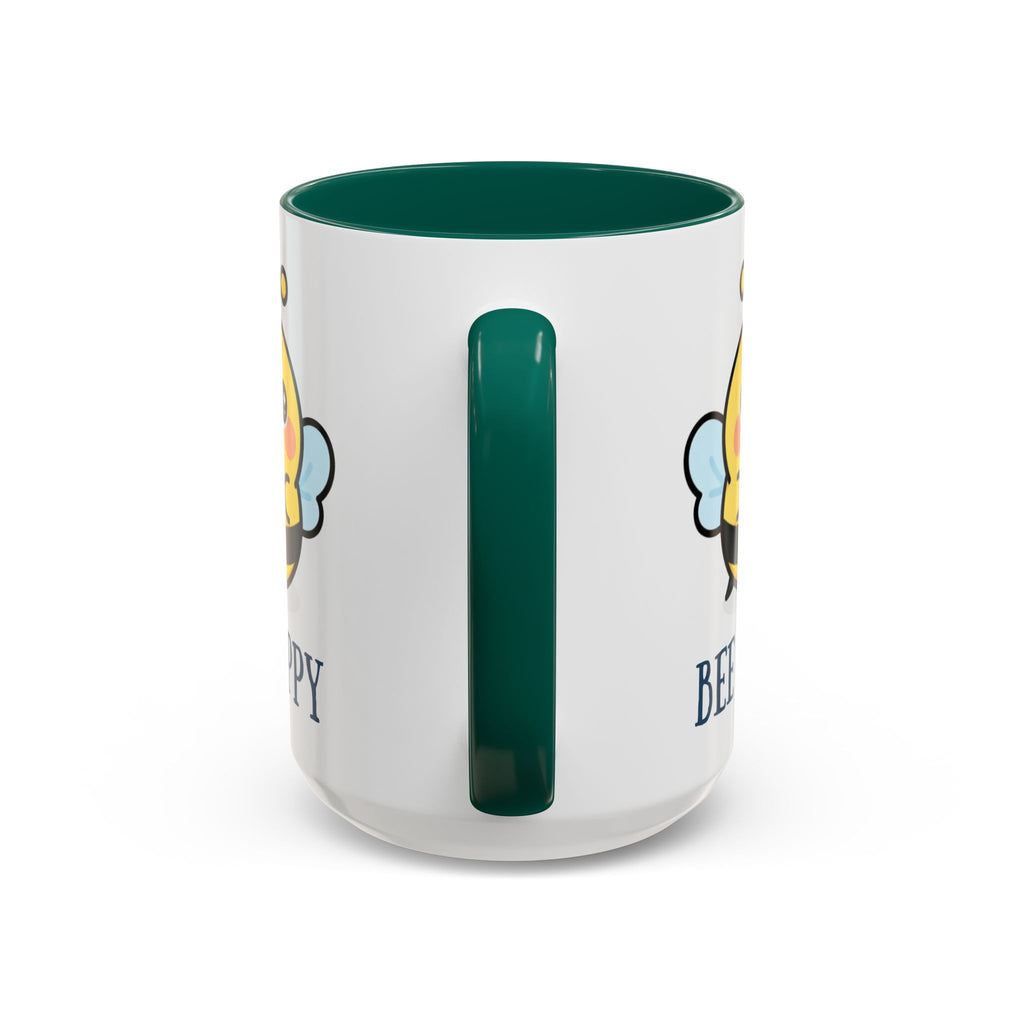 Bee Happy Mug – Cute Kawaii Bee Coffee Cup (11oz/15oz)