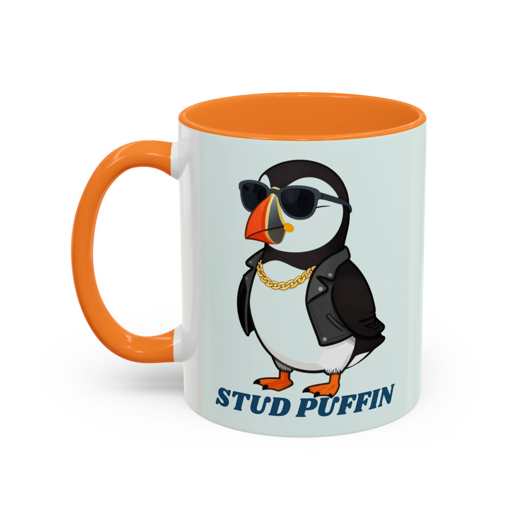 Stud Puffin Mug — Funny Puffin Coffee Cup (11oz & 15oz)