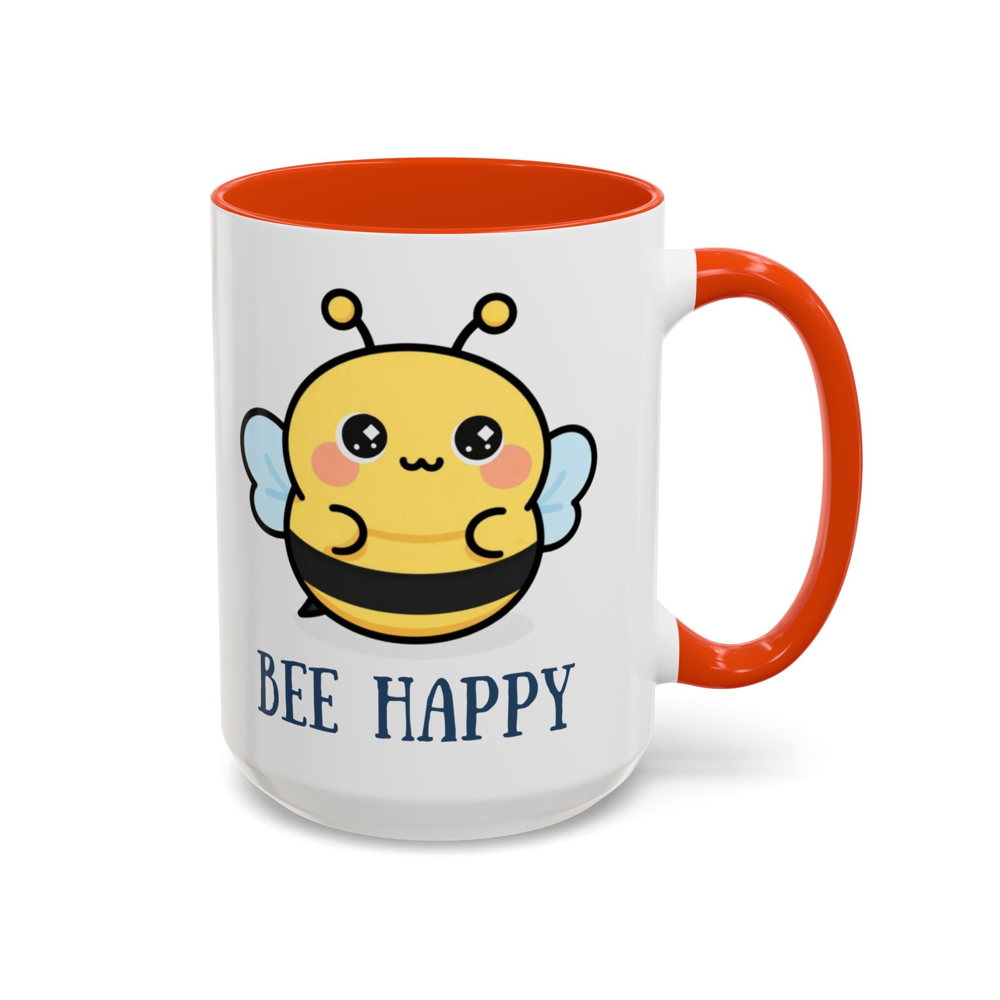 Bee Happy Mug – Cute Kawaii Bee Coffee Cup (11oz/15oz)