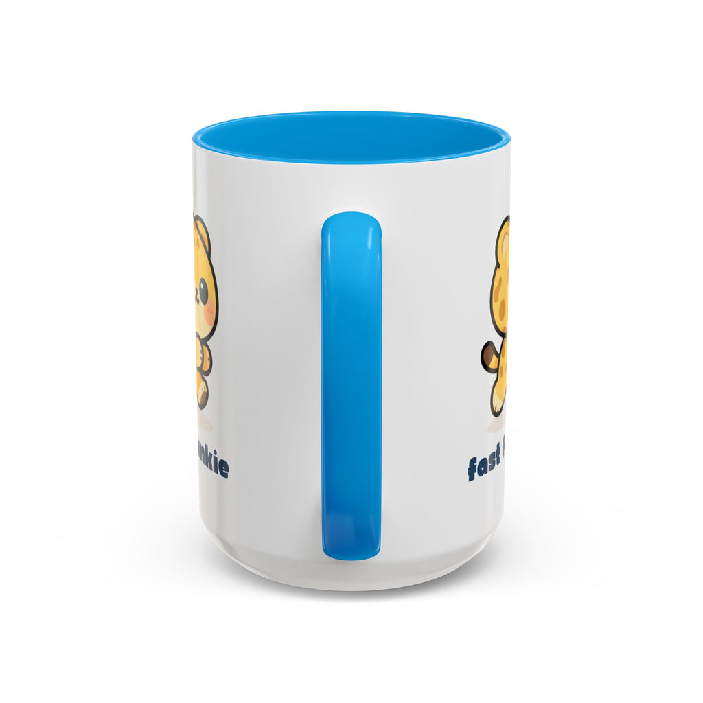 'Fast Food Junkie' Cat Mug — Colorful 11oz & 15oz Ceramic Coffee Cup