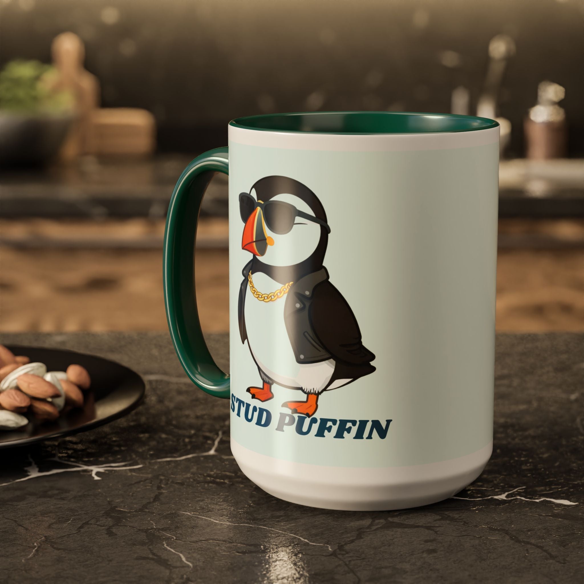 Stud Puffin Mug — Funny Puffin Coffee Cup (11oz & 15oz)