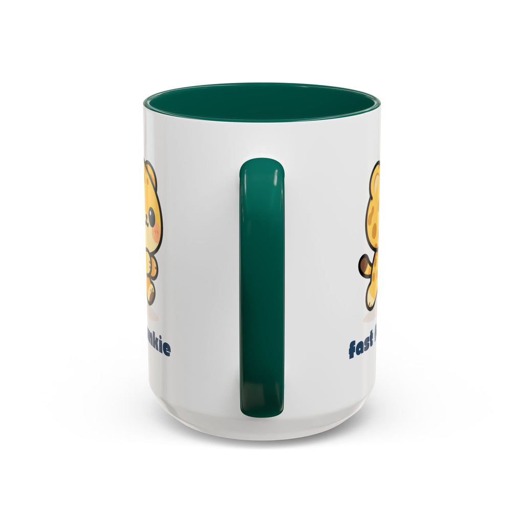 'Fast Food Junkie' Cat Mug — Colorful 11oz & 15oz Ceramic Coffee Cup
