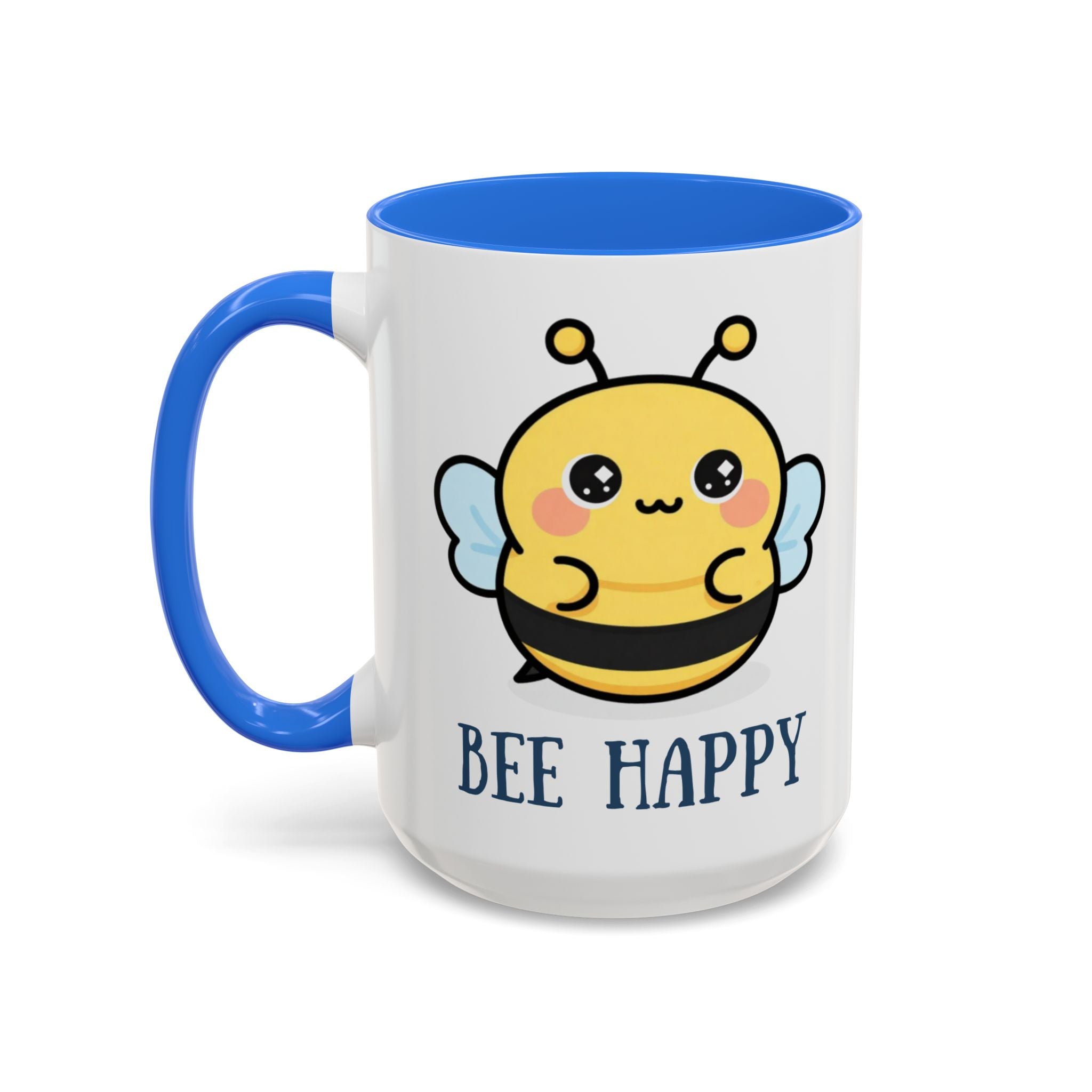 Bee Happy Mug – Cute Kawaii Bee Coffee Cup (11oz/15oz)