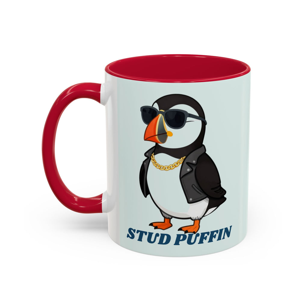 Stud Puffin Mug — Funny Puffin Coffee Cup (11oz & 15oz)
